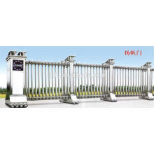 OEM Forgeage Aluminium Automatique Folding / Sliding Main Entrance Gate avec écran LED